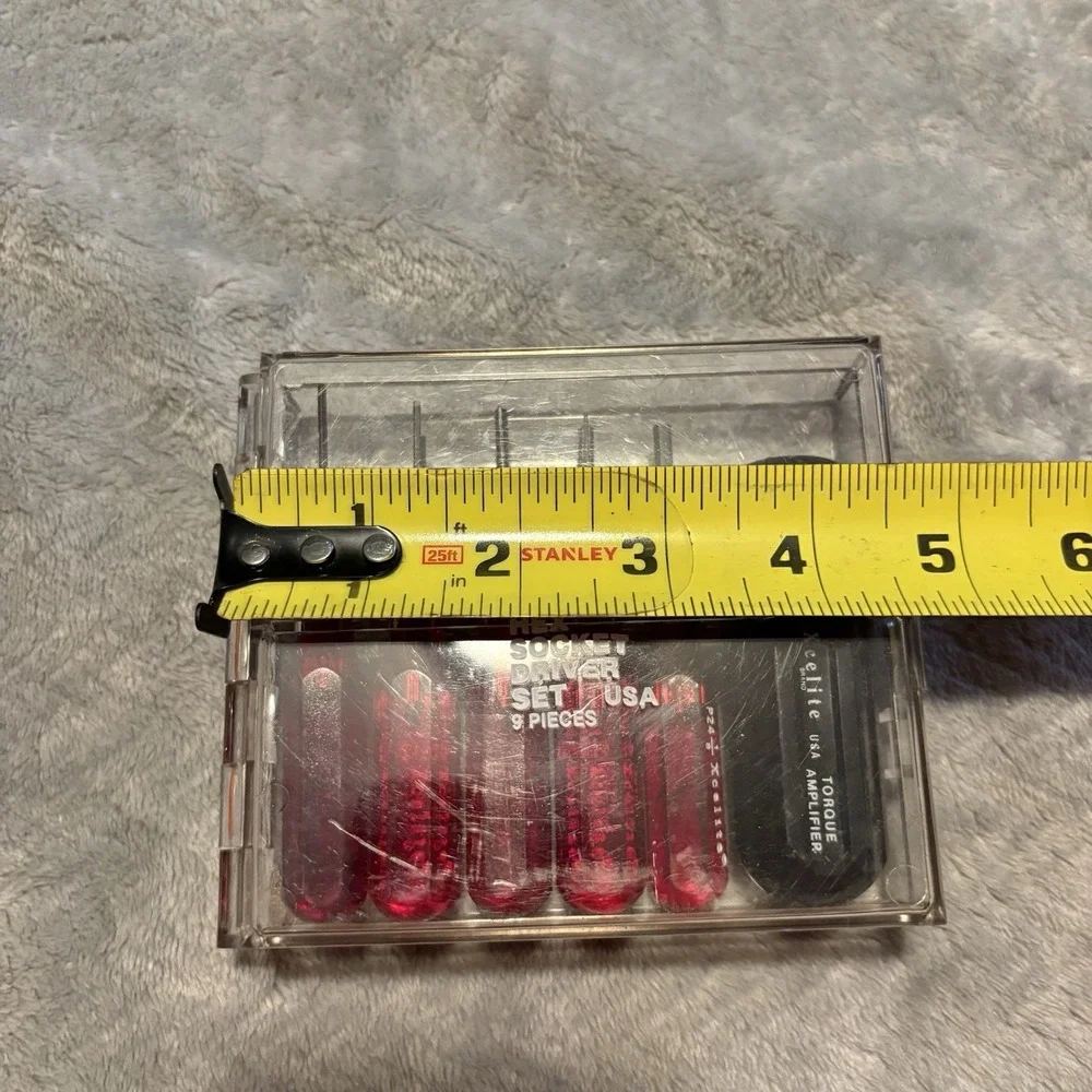 Xcelite PS-89 9 Piece Hex Allen Socket Driver Set USA MADE
